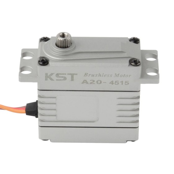 KST A20-4515 - 50kg 0.13sec  Phosphor Bronze  Hardened Steel  Gear  HV Digital Brushless Servo